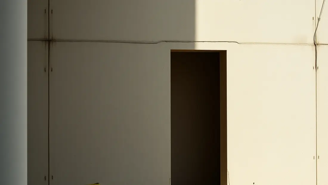 Mesure d'un mur porteur par un architecte