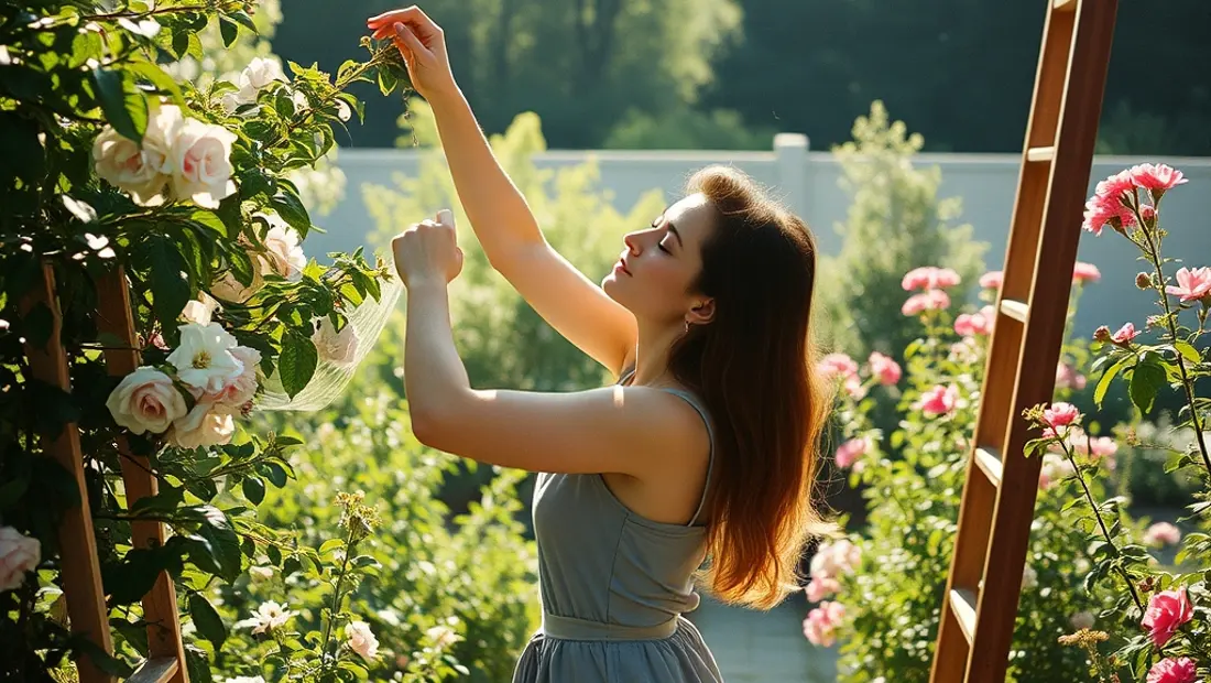 Arrosage de jardin ensoleillé