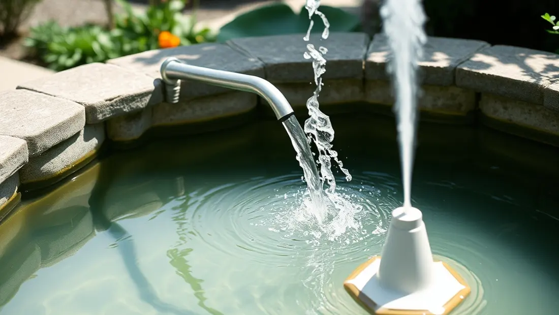 Réservoir d'eau pour jardin