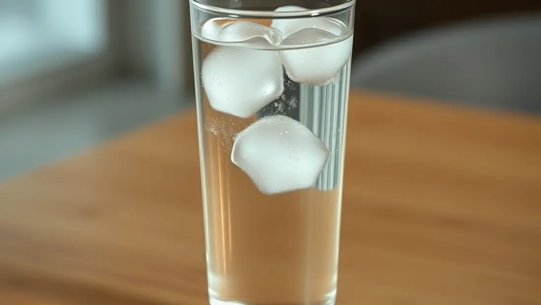 Eau claire avec bulles d'air.