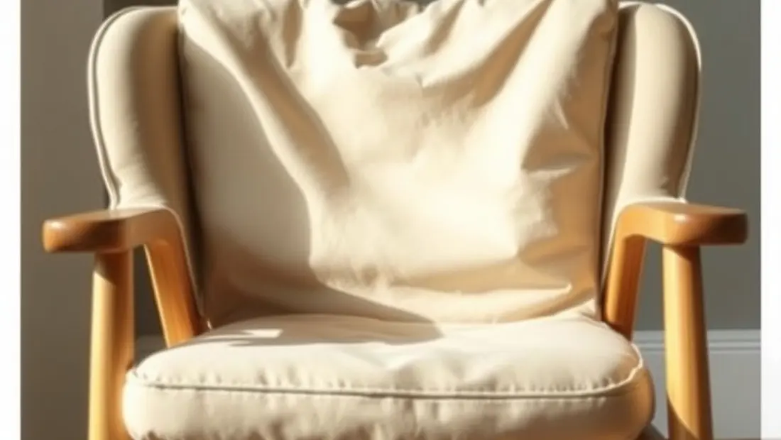 Détail de la housse pour fauteuil