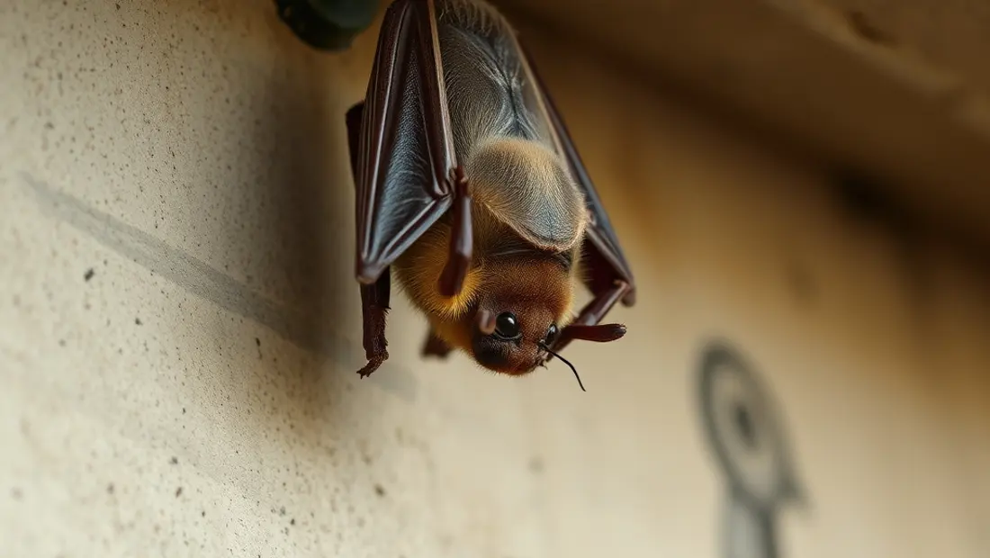 Chauve-souris avec des guêpes.