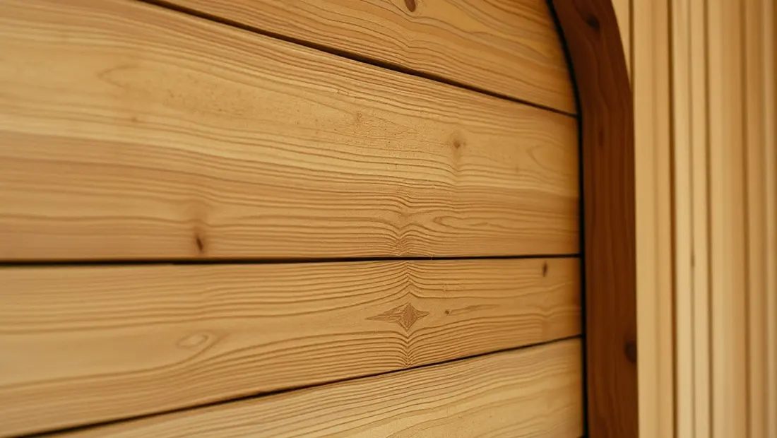 Détail de bois avec clous apparents