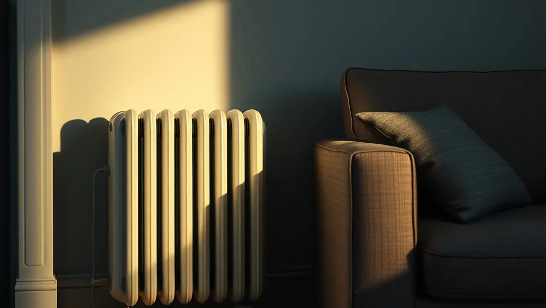 Radiateur électrique dans un salon