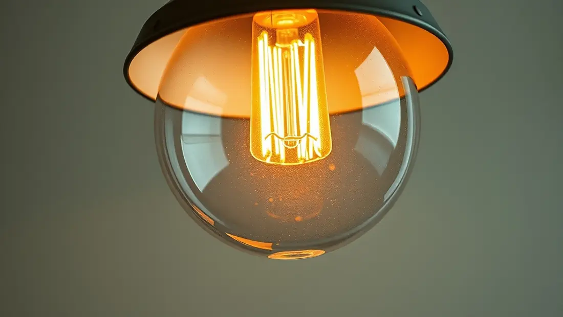 Détail de la lampe.