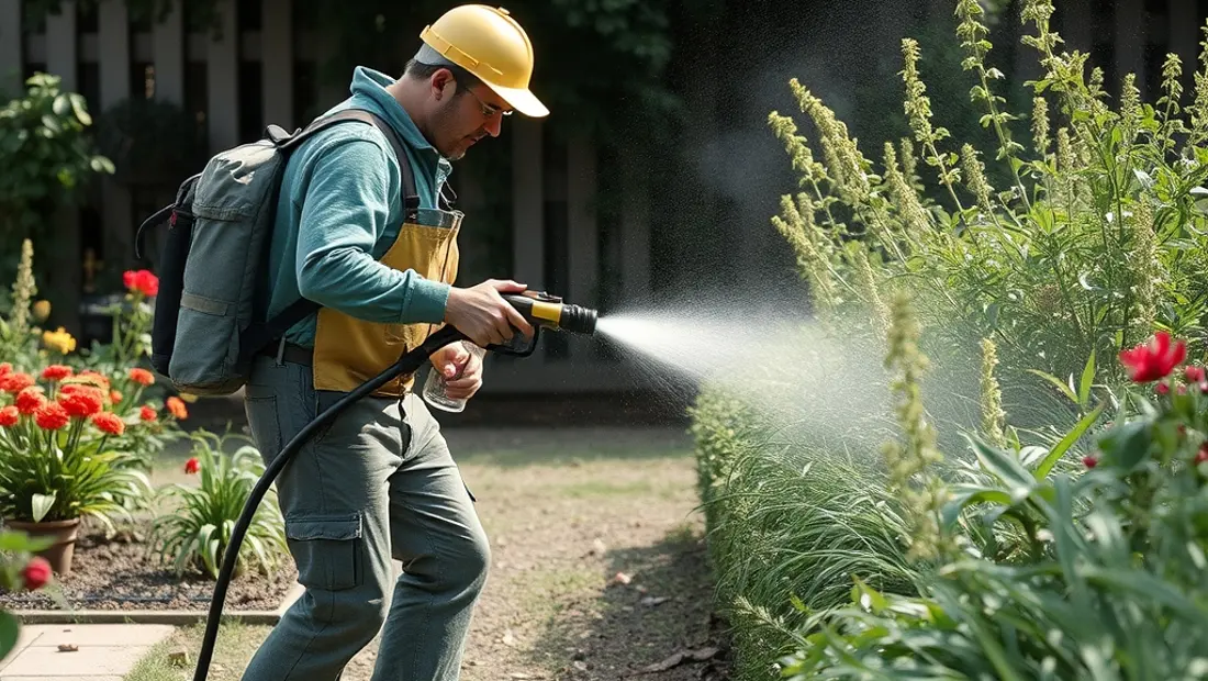 Destruction d'une punaise de jardin