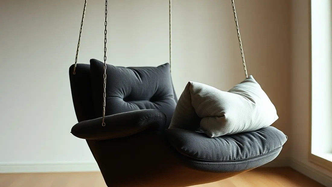 Détail du fauteuil suspendu