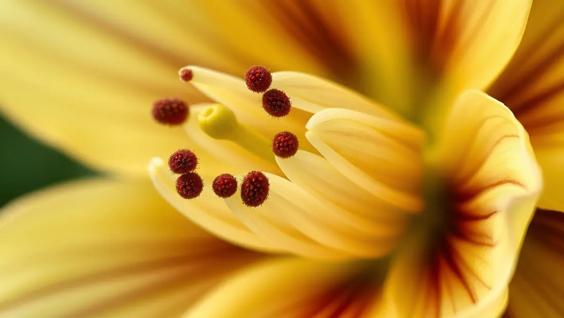 Fleur de chèvrefeuille avec des graines mûres