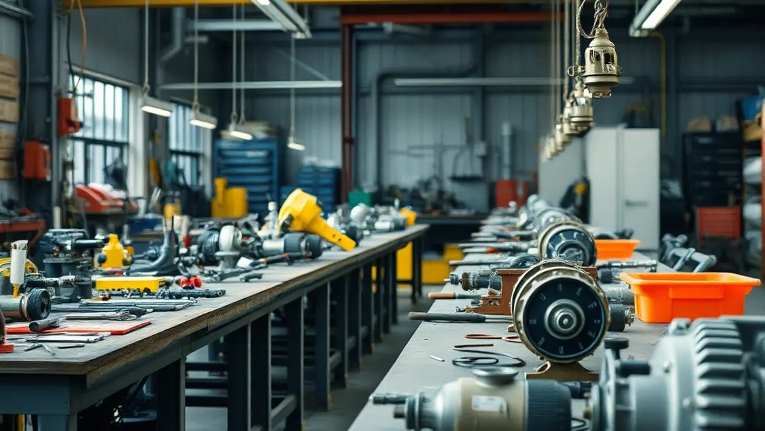 Chaîne de montage industrielle