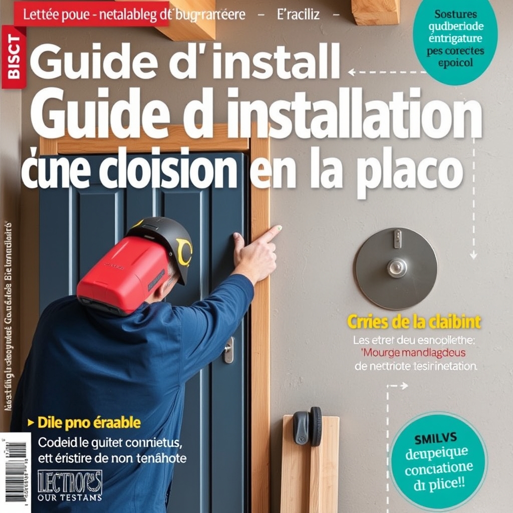 Guide d'installation d'une cloison en placo 2026 : les étapes clés