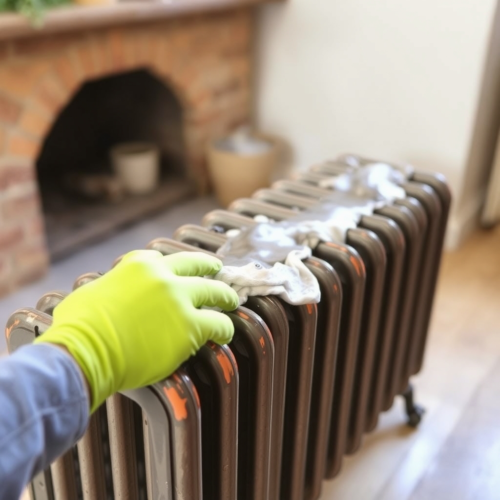 Pourquoi nettoyer régulièrement votre radiateur en fonte ? · nettoyage radiateur fonte ancien