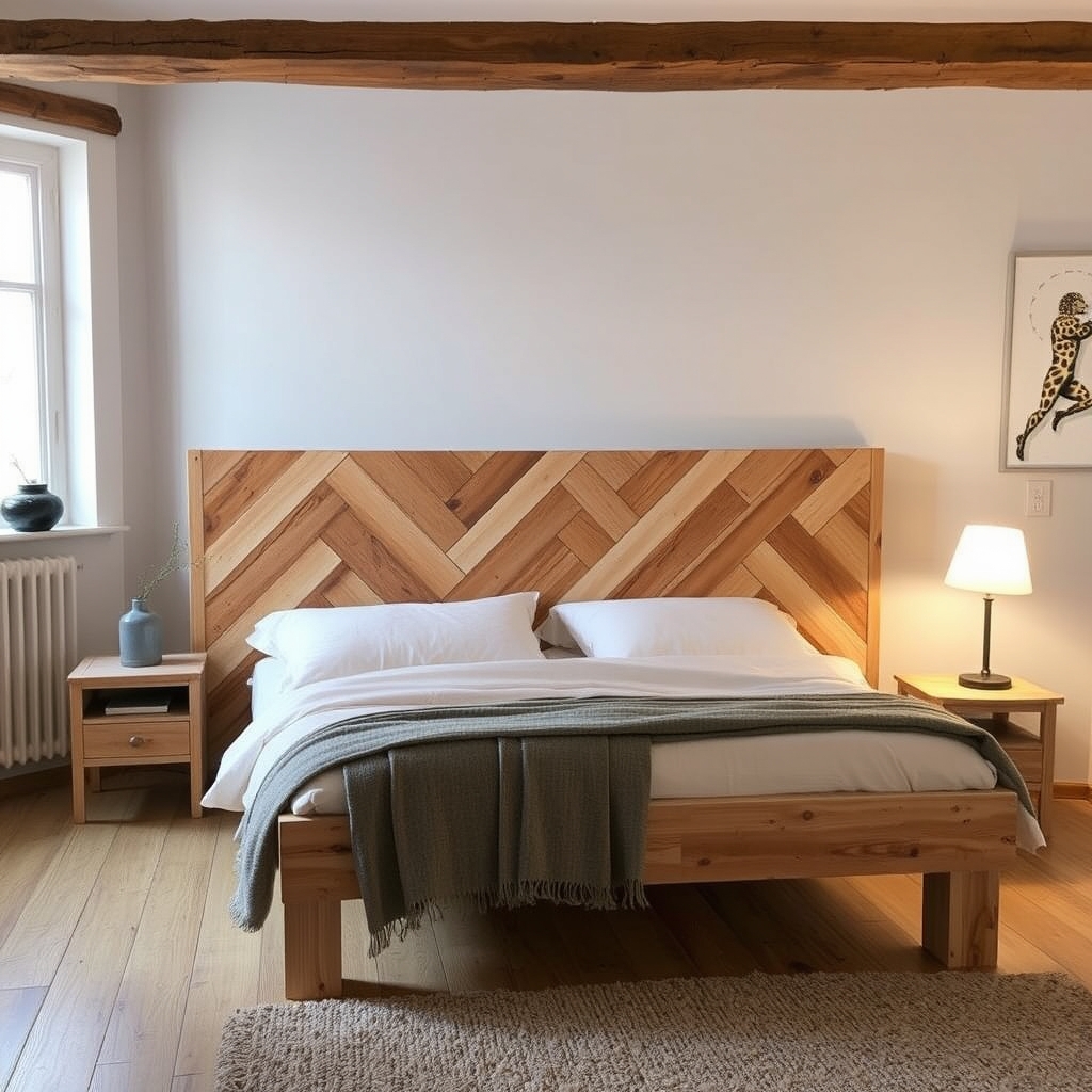 Qu'est-ce qu'une tête de lit en tasseaux de bois ? — tête de lit tasseau bois verticaux