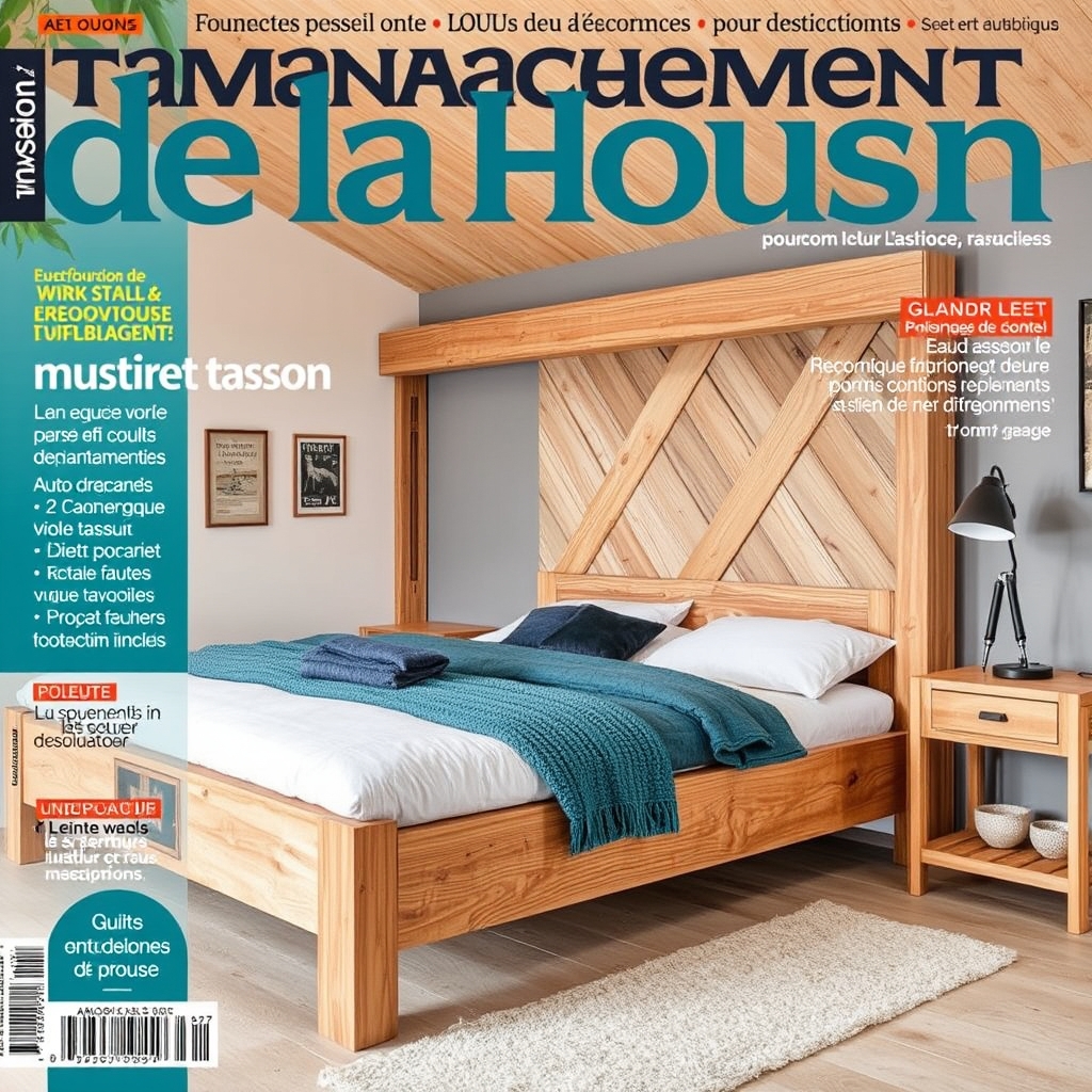 Tête de lit tasseau bois verticaux : 12 idées pour un intérieur unique
